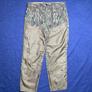 Winchester Pants Mens 34x31 Camo Treebark Hunting Zip Leg Reinforced Outdoor